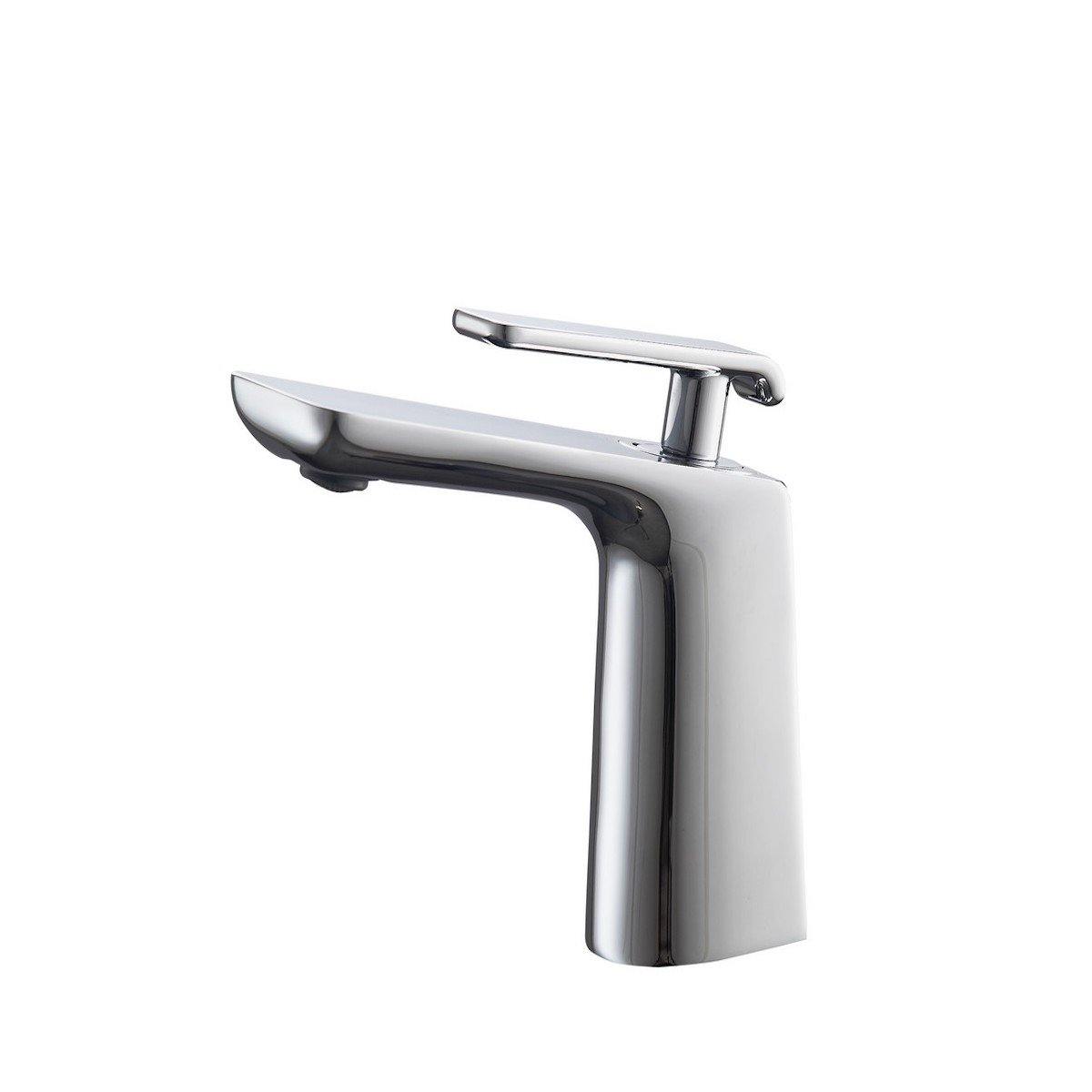 KubeBath Aqua Adatto Chrome Single Lever Faucet AFB1639CH #finish_chrome