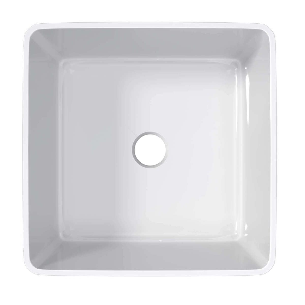 Cambridge Plumbing Dolomite Mineral Composite 16" Square Vessel Sink ES-SVS16