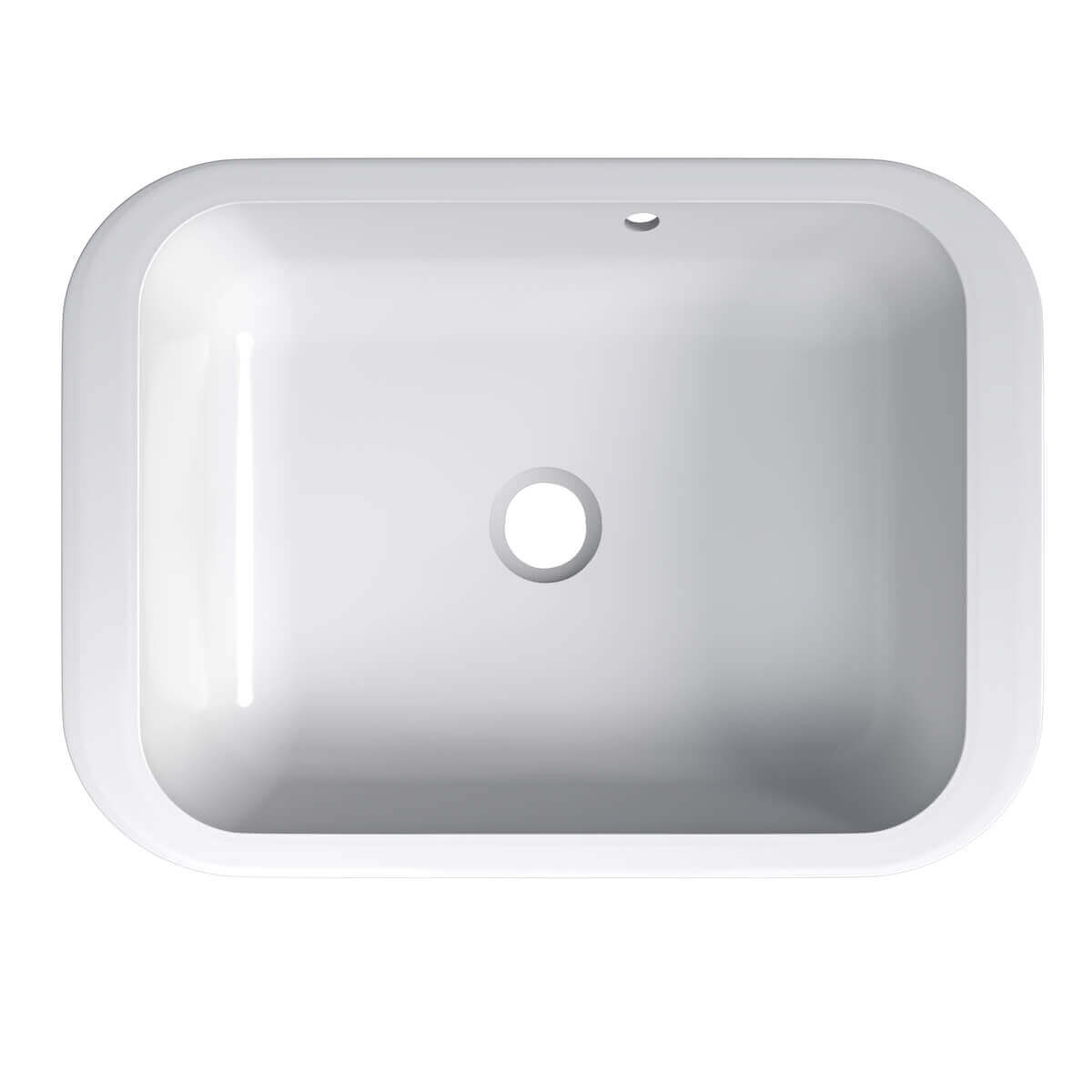 Cambridge Plumbing Dolomite Mineral Composite 21" Undermount Sink ES-UMS21