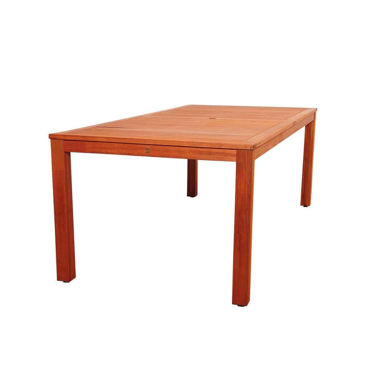 International Home Miami Amazonia 9 Piece Rectangular Patio Dining Set ALA_8LAUSWHT_DK Table