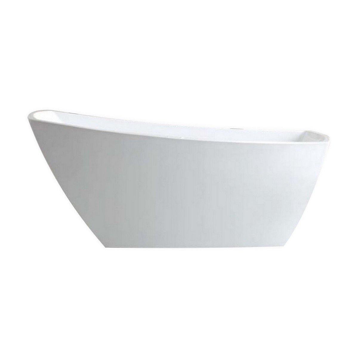KubeBath Solato 67" Free Standing Bathtub KFST7867
