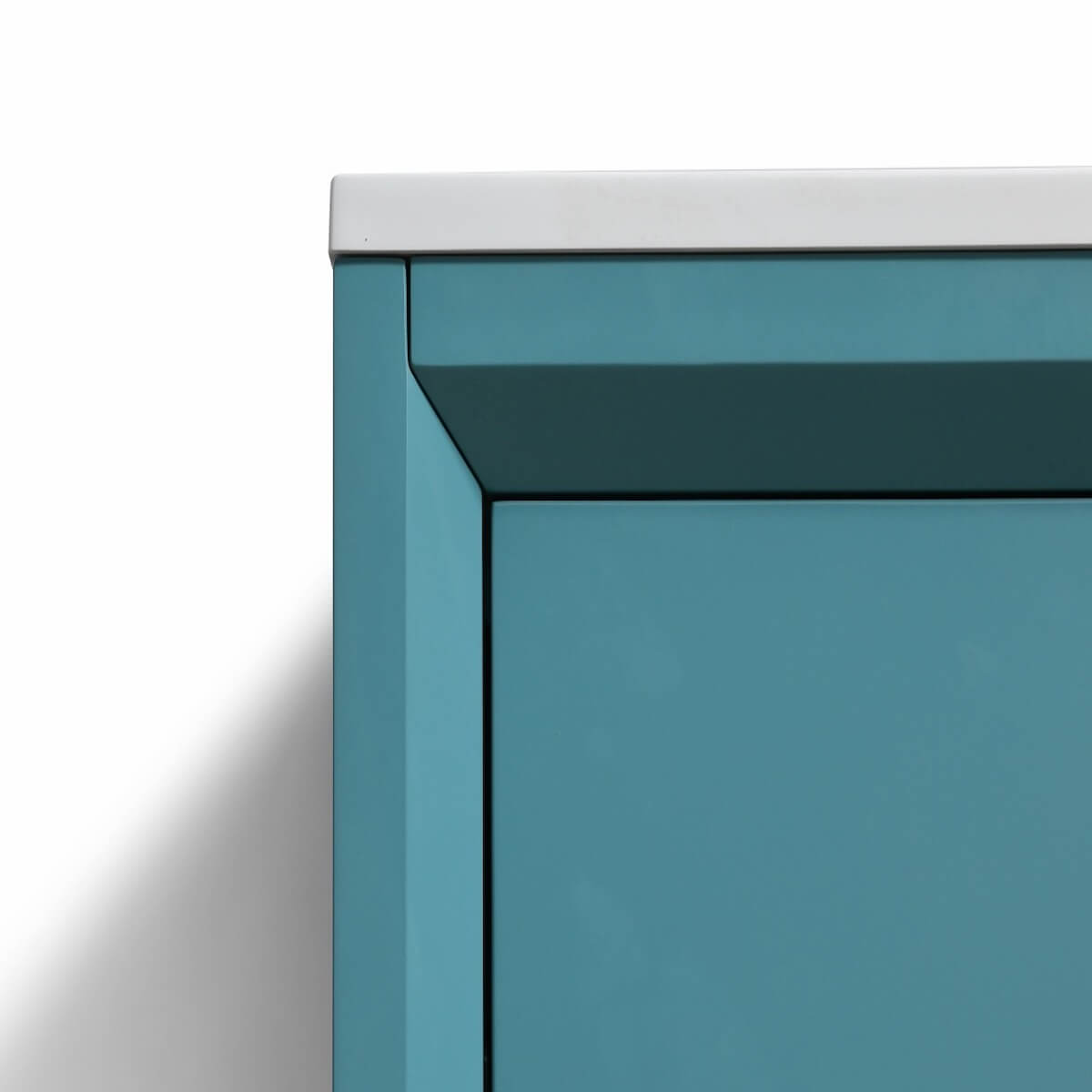 KubeBath Nudo 36” Teal Green Modern Bathroom Single Vanity Counter NUDO36-TG #finish_teal green