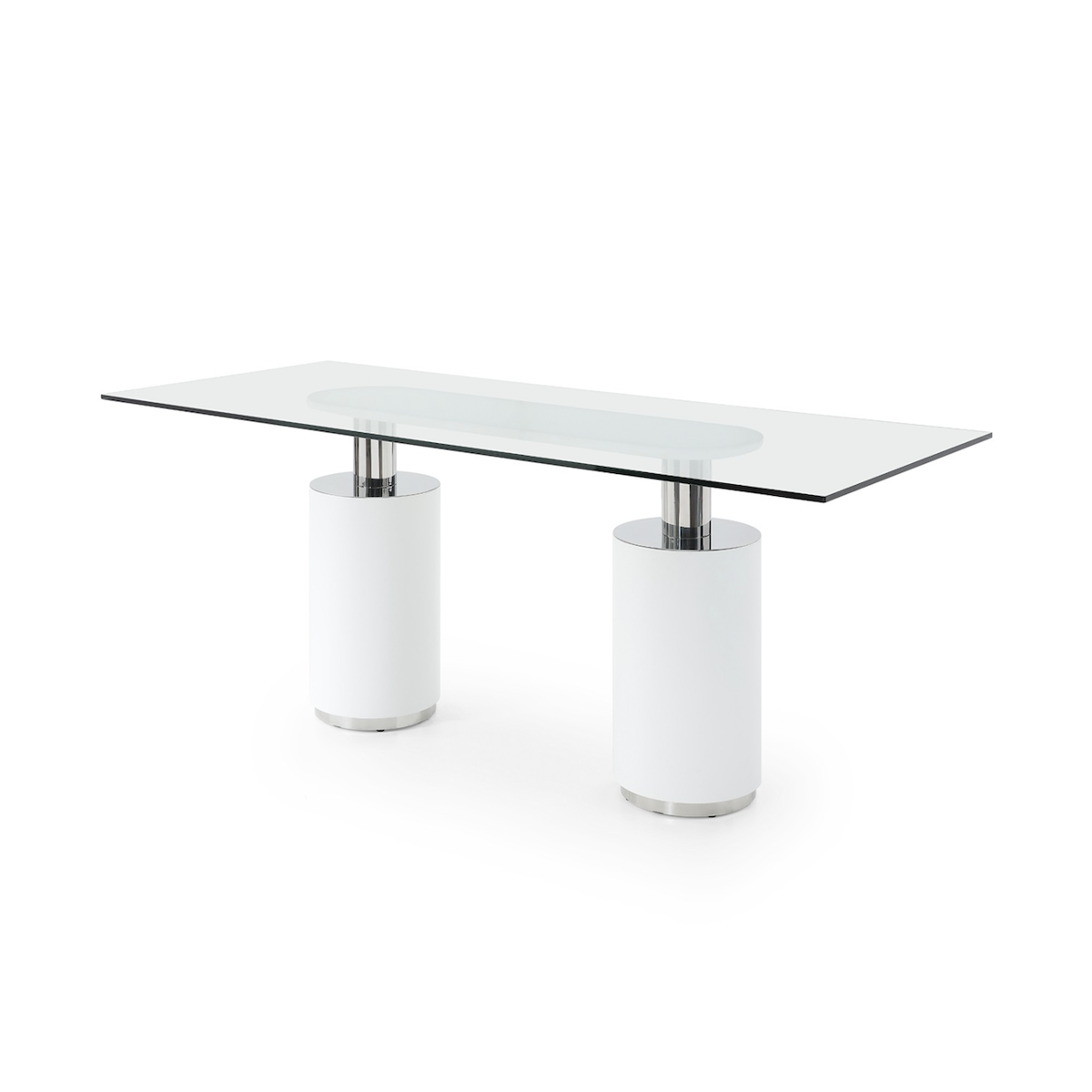 Whiteline Modern Living Mandarin Dining Table DT1660-WHT