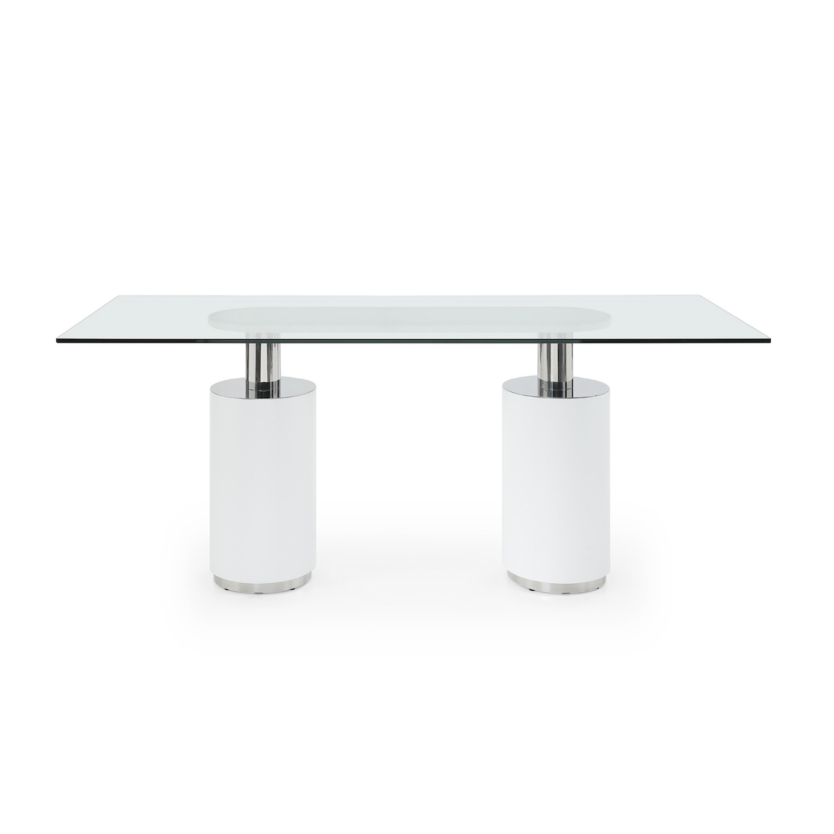 Whiteline Modern Living Mandarin Dining Table DT1660-WHT