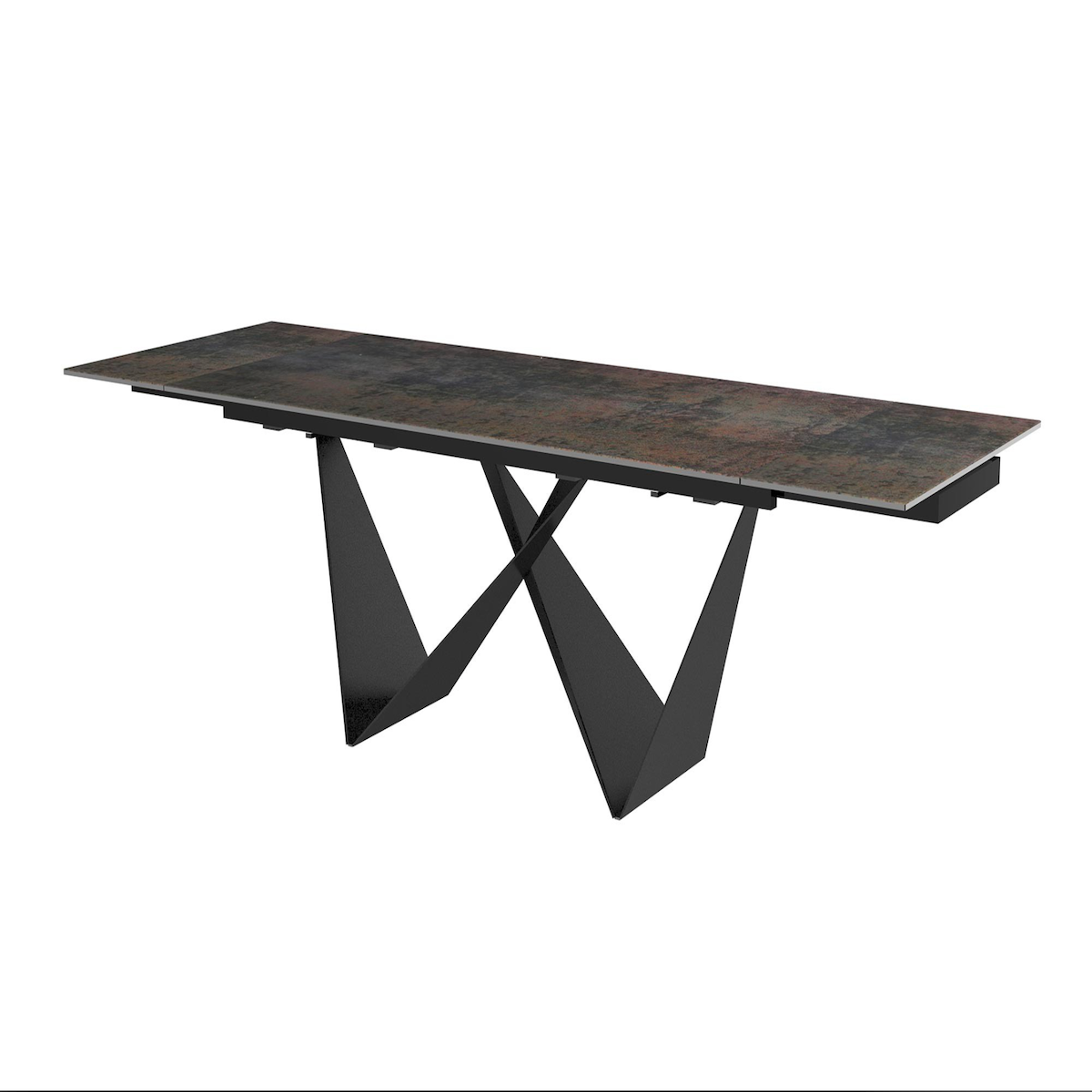 Whiteline Modern Living Jack Extendable Dining Table DT1635E-BLK