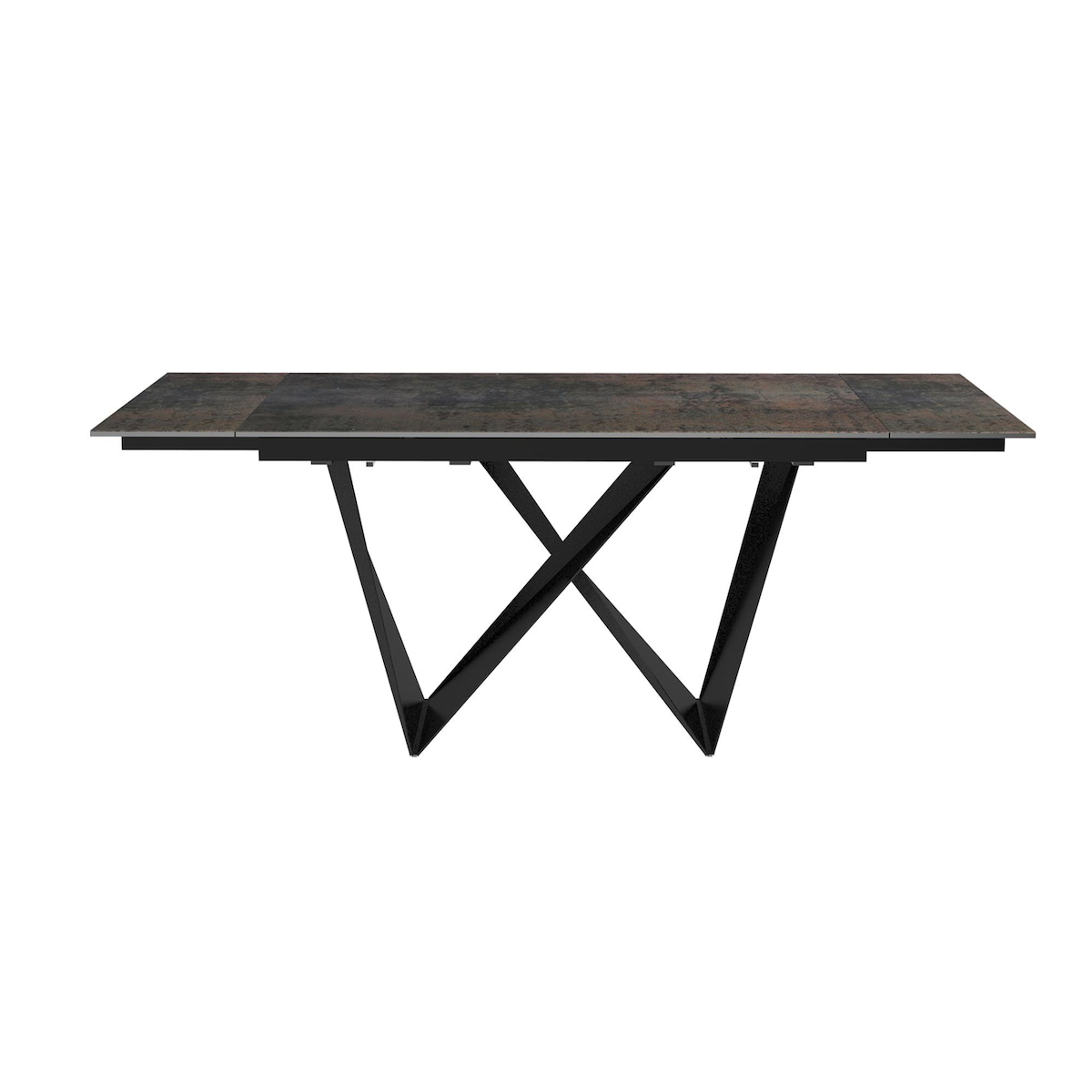 Whiteline Modern Living Jack Extendable Dining Table DT1635E-BLK