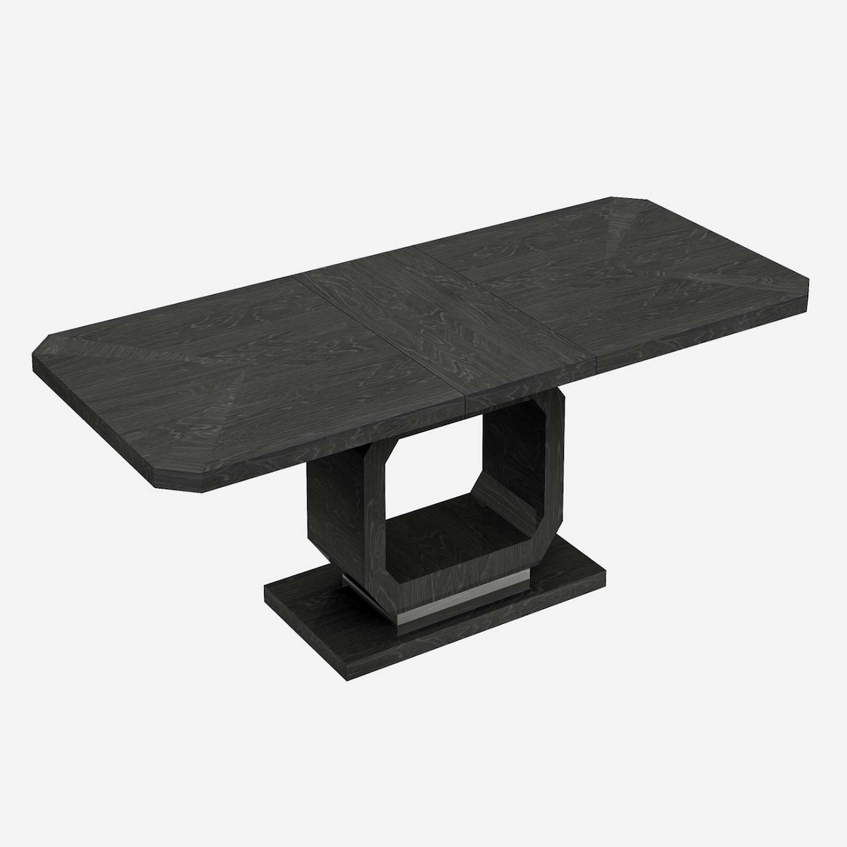 Whiteline Modern Living Los Angeles Extendable Dining Table DT1619-GRY