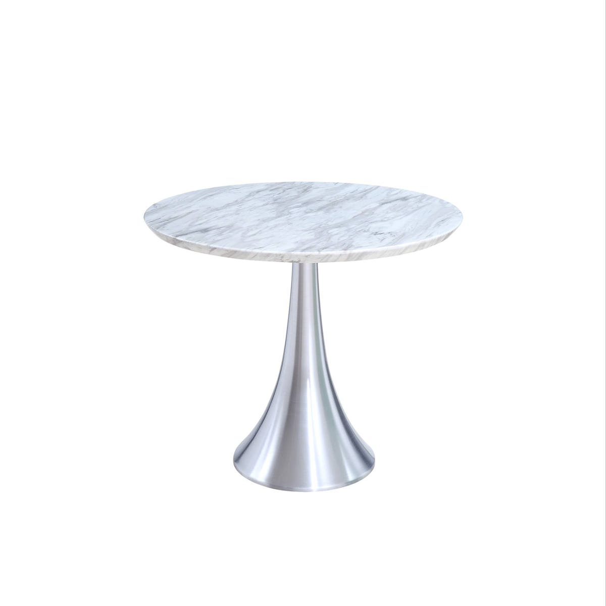 Whiteline Modern Living Flow Dining Table DT1469-WHT