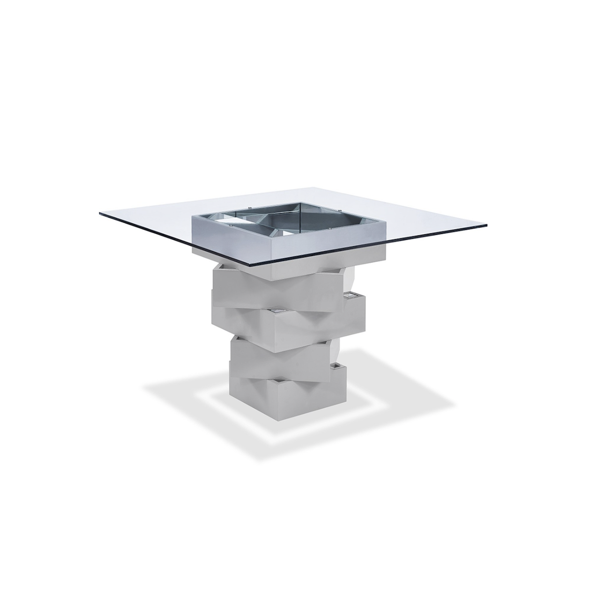 Whiteline Modern Living Carson Dining Table DT1402-GRY