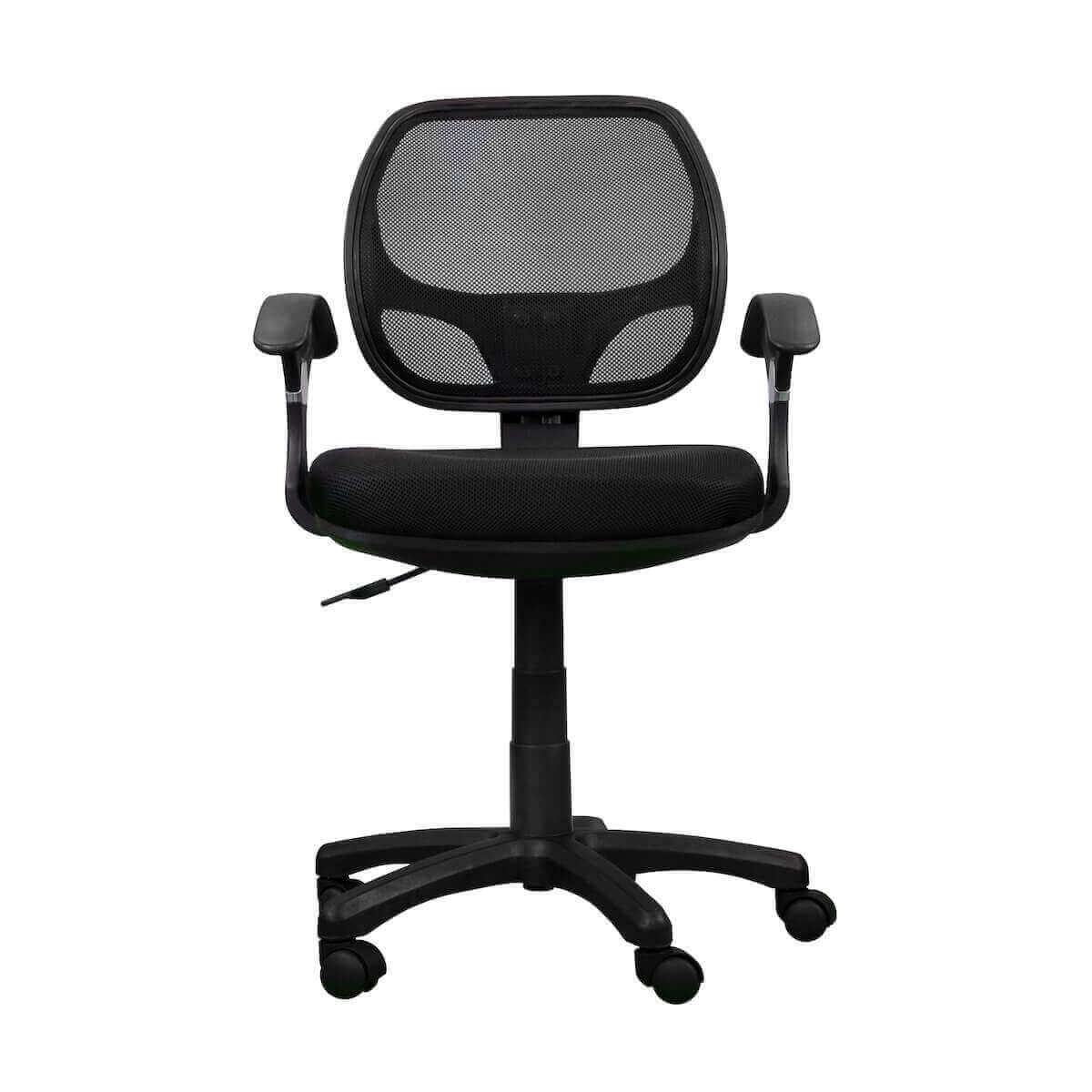 Techni Mobili Black Midback Mesh Task Office Chair RTA-0097M-BK