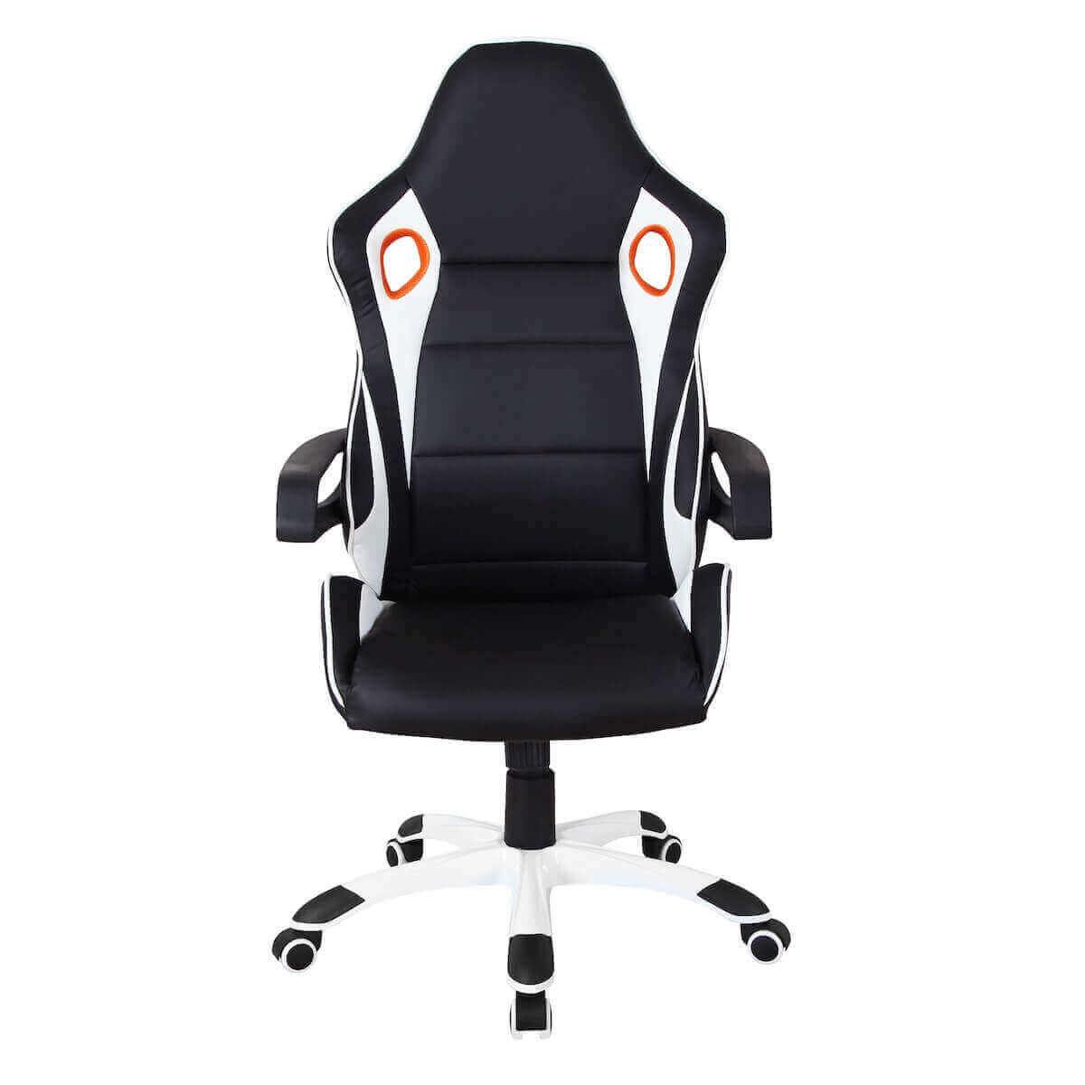 Techni Mobili Black Racing Style Home & Office Chair RTA-2022-BK