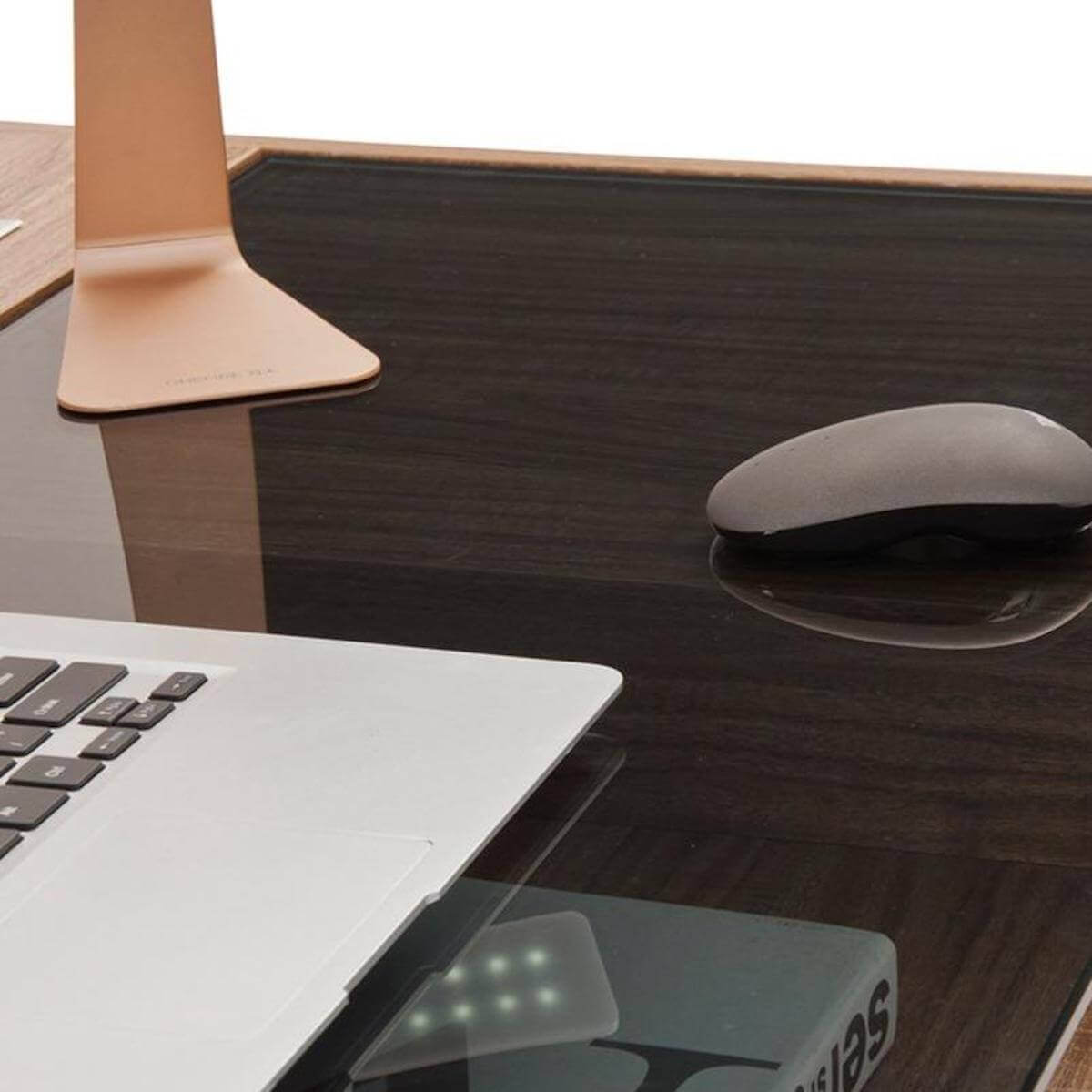 Techni Mobili Compact Computer Desk with Multiple Storage RTA-2335-WAL