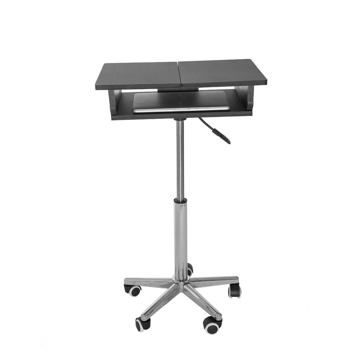 Techni Mobili Graphite Folding Table Laptop Cart RTA-B006-GPH06