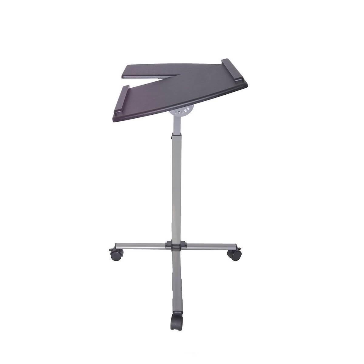 Techni Mobili Graphite Rolling Adjustable Laptop Cart RTA-B003-GPH06 #color_graphite