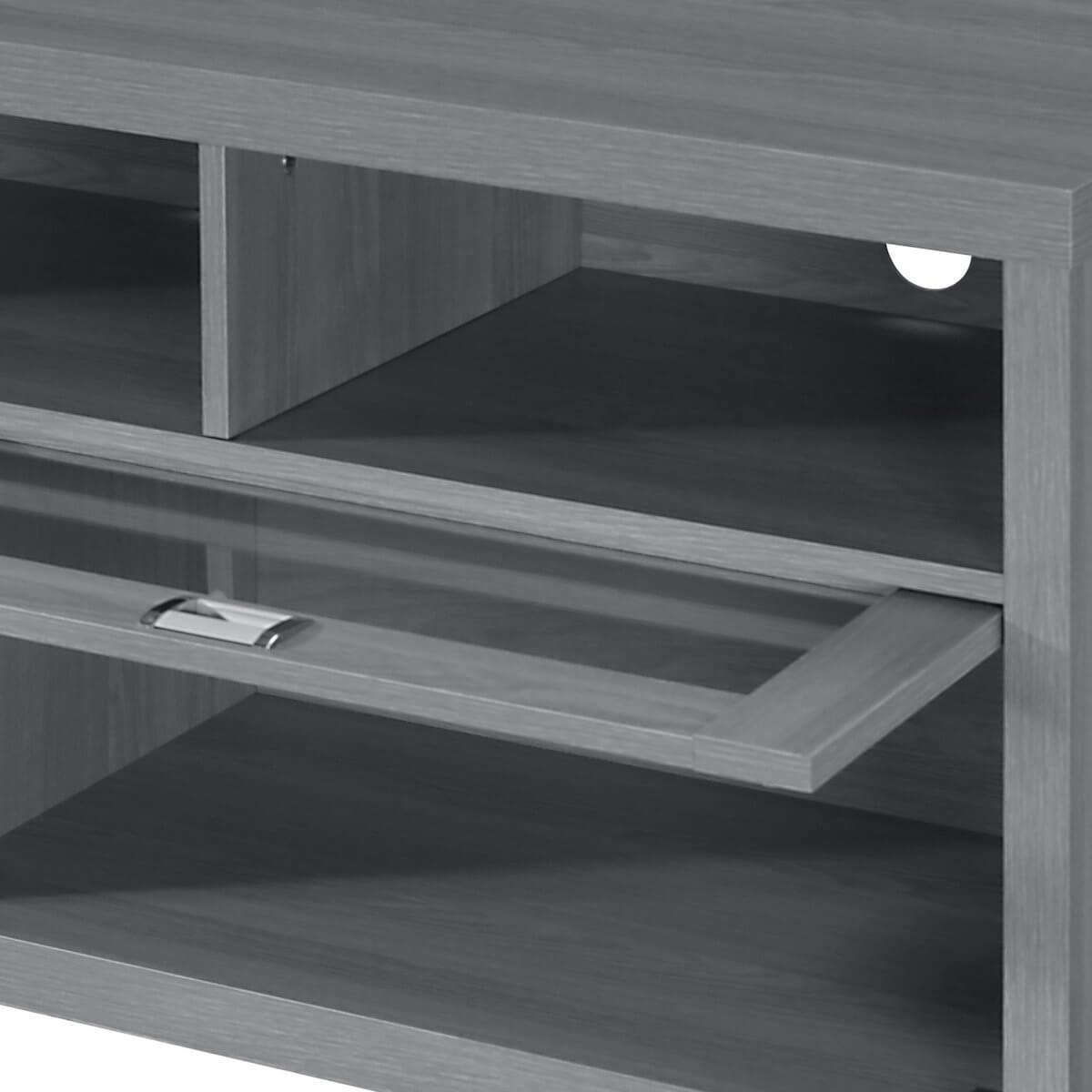 Techni Mobili Gray Durbin TV Stand for TVs up to 65" RTA-8850-GRY Inside