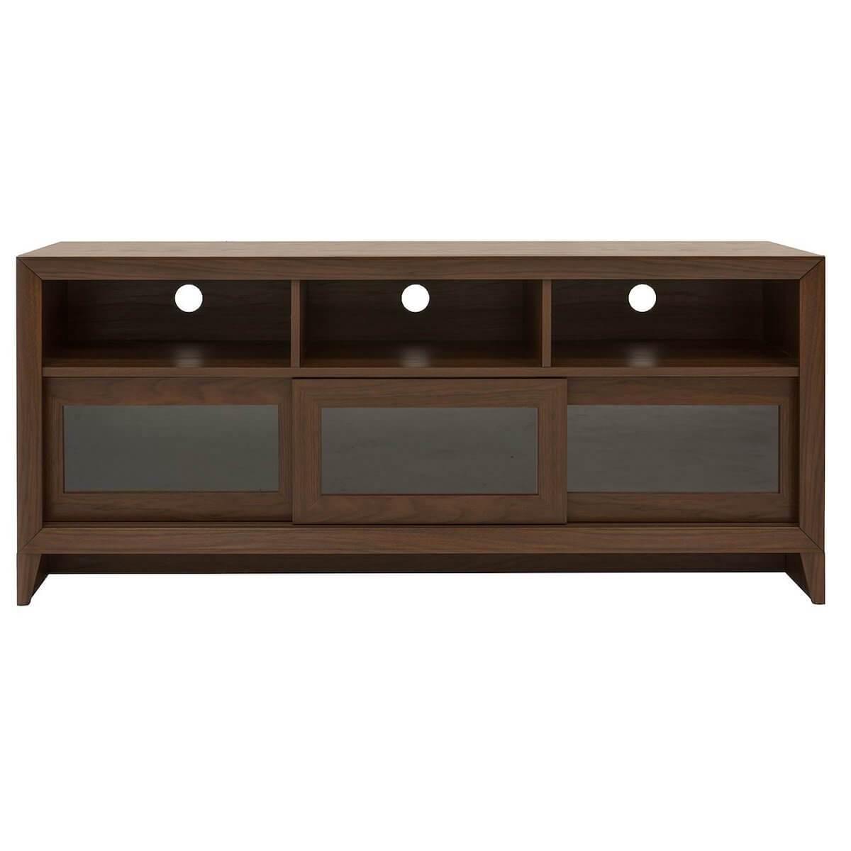 Techni Mobili Hickory Modern TV Stand with Storage for TVs Up To 60" RTA-8811-HRY