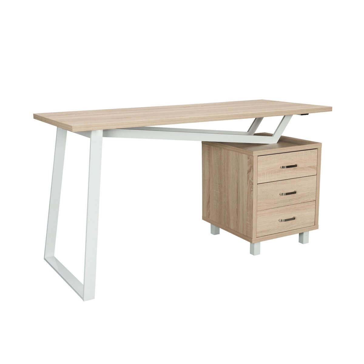Techni Mobili Modern Design Computer Desk with Storage RTA-2333-SND Left Angle