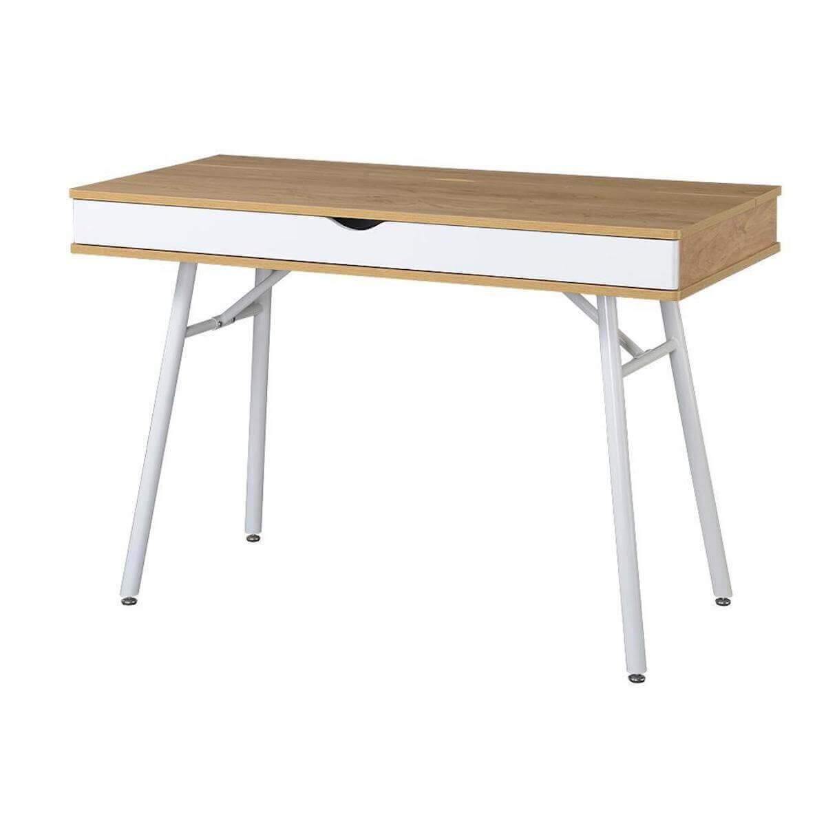 Techni Mobili Pine Modern Multi Storage Computer Desk with Storage RTA-1462-PN