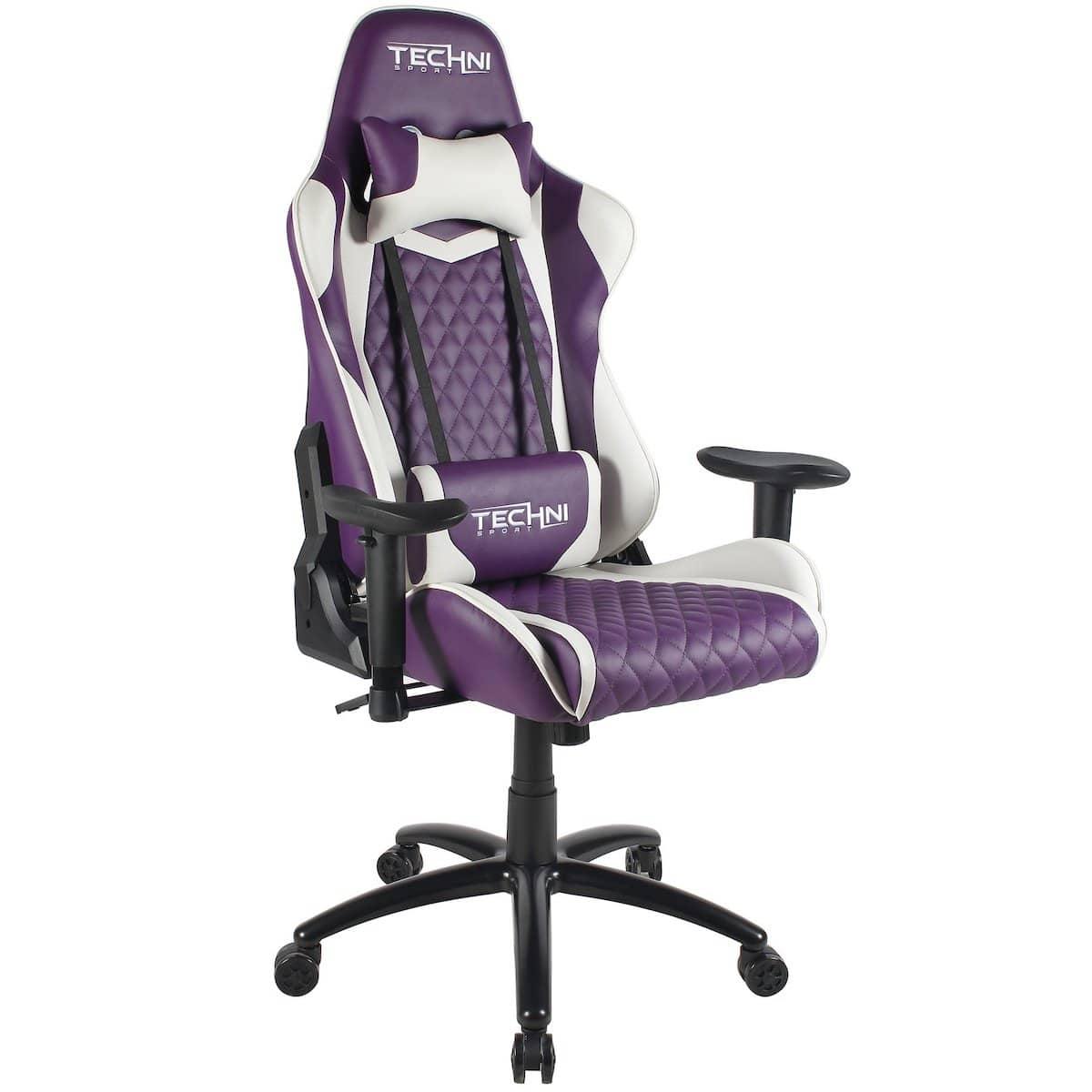 Techni Sport TS-52 Purple Ergonomic High Back Racer Style PC Gaming Chair RTA-TS52-PPL