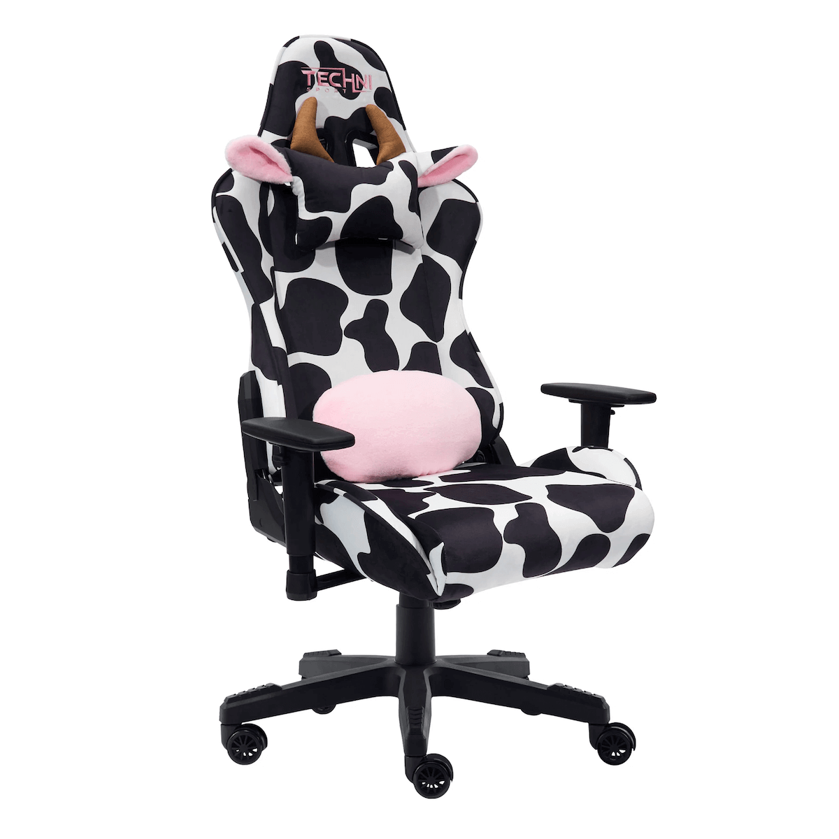 Techni Sport TS85 Cow Print Luxx Series Gaming Chair RTA-TS85-COW