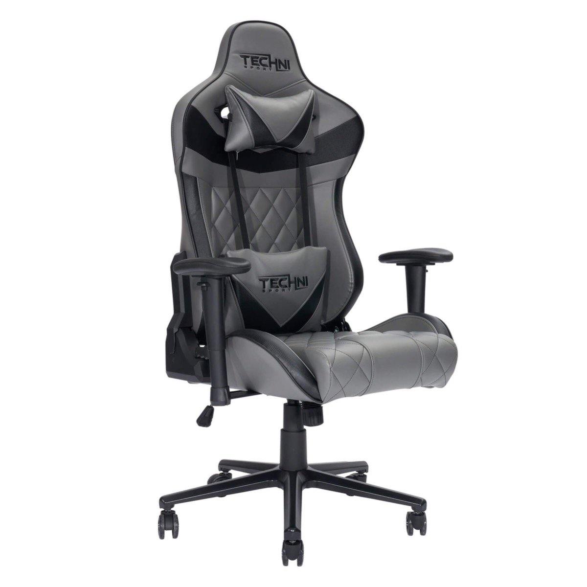 Techni Sport XL Gray Ergonomic Gaming Chair RTA-TSXL3-GRY