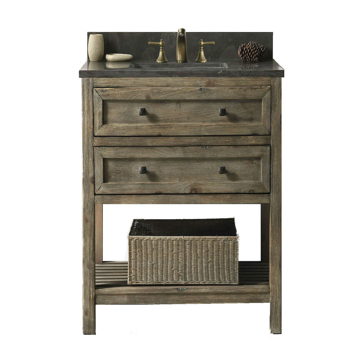 Legion Furniture 36" Wood Single Sink Vanity Match With Marble WH5136" Top WH8036-BR