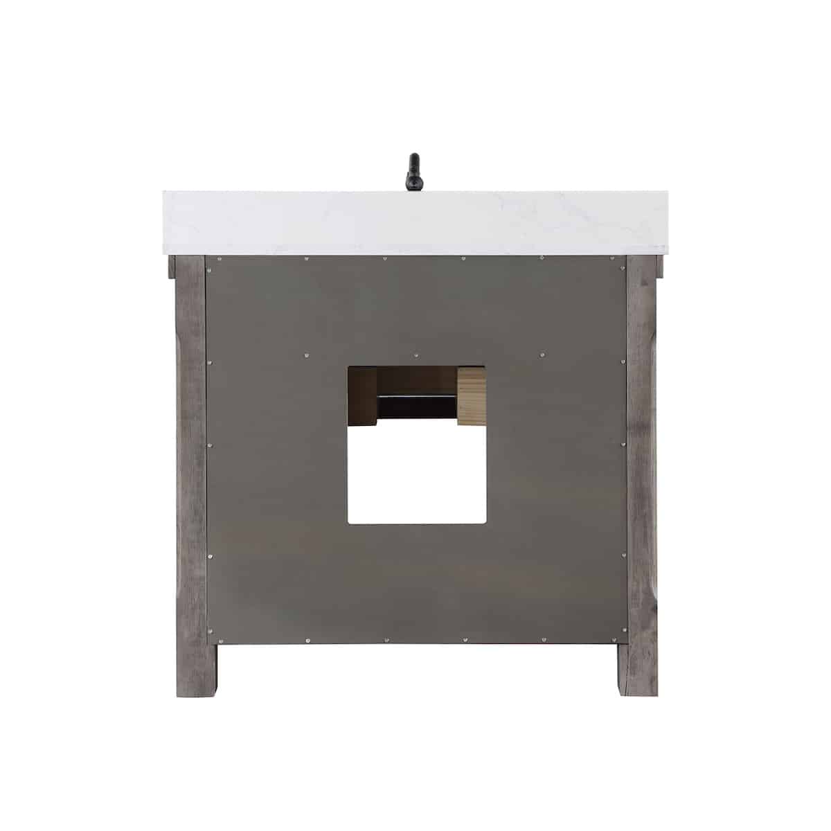 Vinnova-Villareal-36-Inch-Freestanding-Single-Bath-Vanity-in-Classical-Grey-with-Composite-Stone-Top-in-White-with-White-Farmhouse-Basin-With-Mirror-Plumbing-701636-CR-GW
