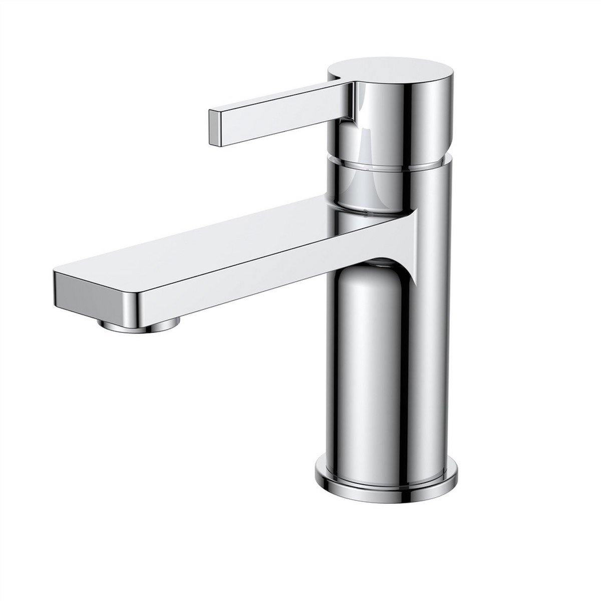 KubeBath Aqua Sotto Single Lever Bathroom Vanity Faucet - Chrome AFB10901