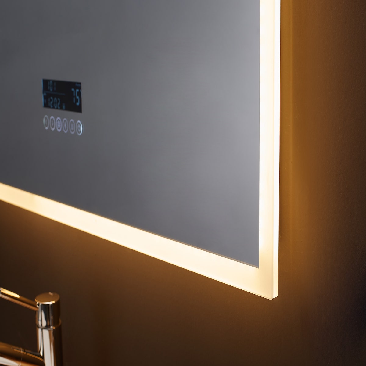 Ancerre Designs LED Immersion Mirror LEDM-IMMERSION Corner Warm Light