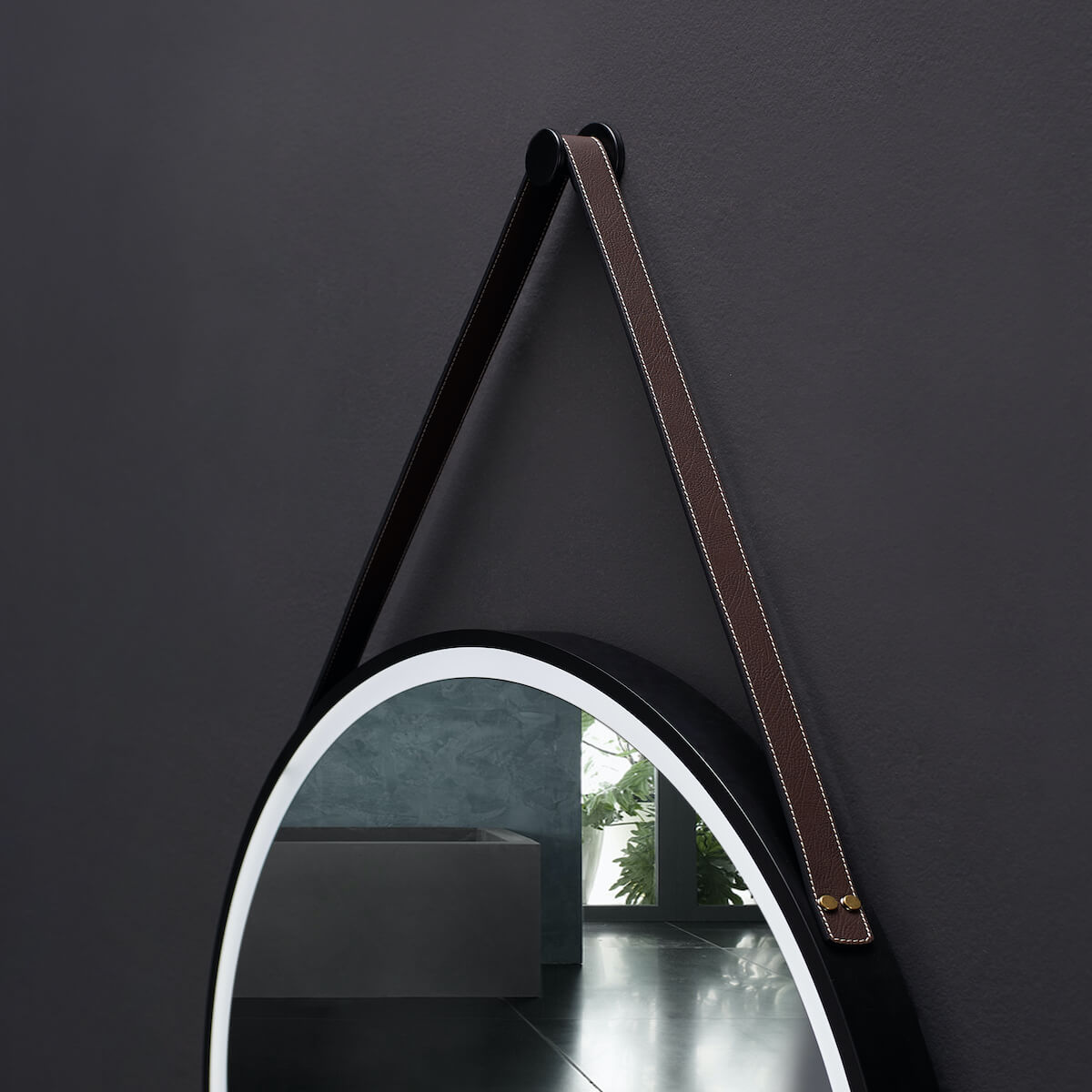 Ancerre Designs 24" LED Sangle Mirror LEDM-SANGLE-24-B Top