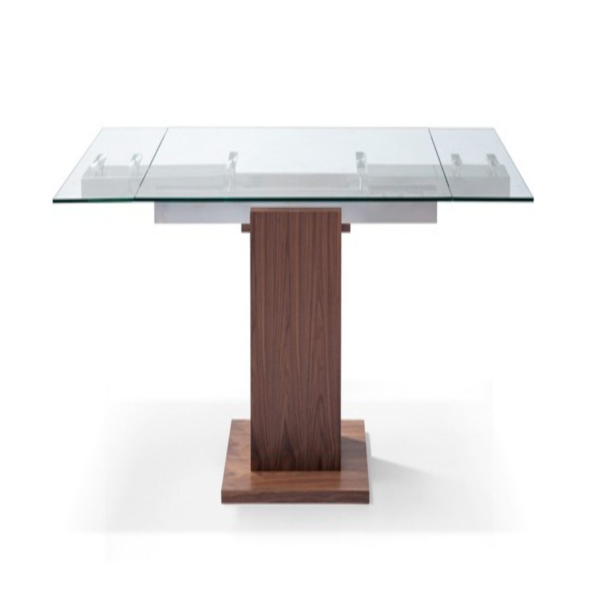 Whiteline Modern Living Pilastro Extendable Dining Table DT1275-WLT