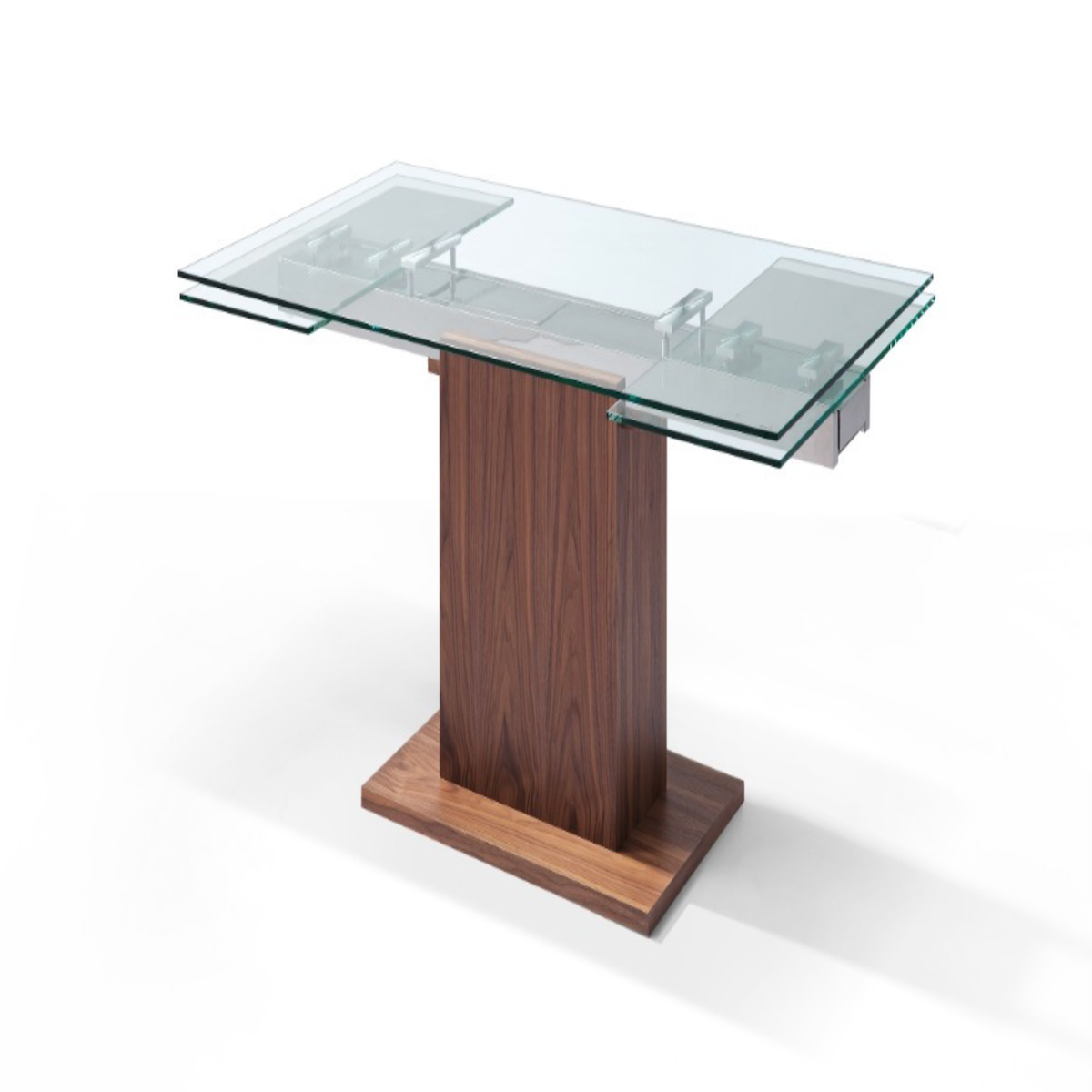 Whiteline Modern Living Pilastro Extendable Dining Table DT1275-WLT