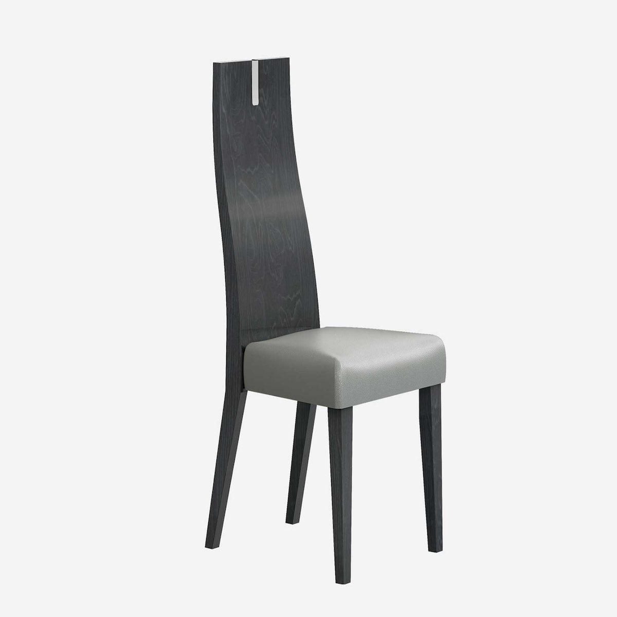 Whiteline Modern Living Los Angeles Dining Chair (Set of 2) DC1619-GRY