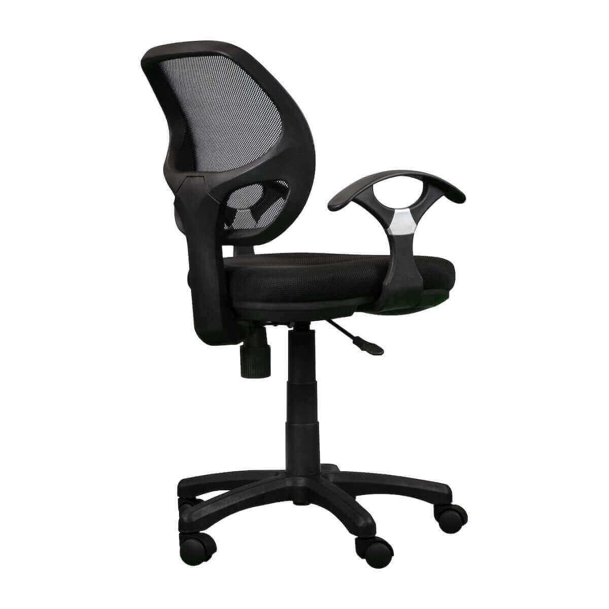 Techni Mobili Ergonomic Office Mesh Chair Black