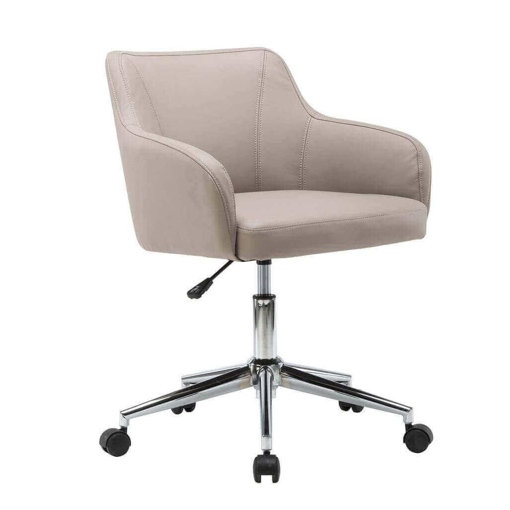Techni Mobili Comfy and Classy Home Office Chair RTA-1006-BG Angle