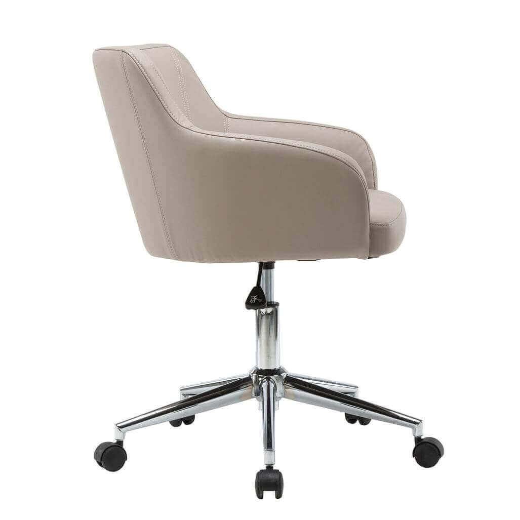 Techni Mobili Comfy and Classy Home Office Chair RTA-1006-BG Side