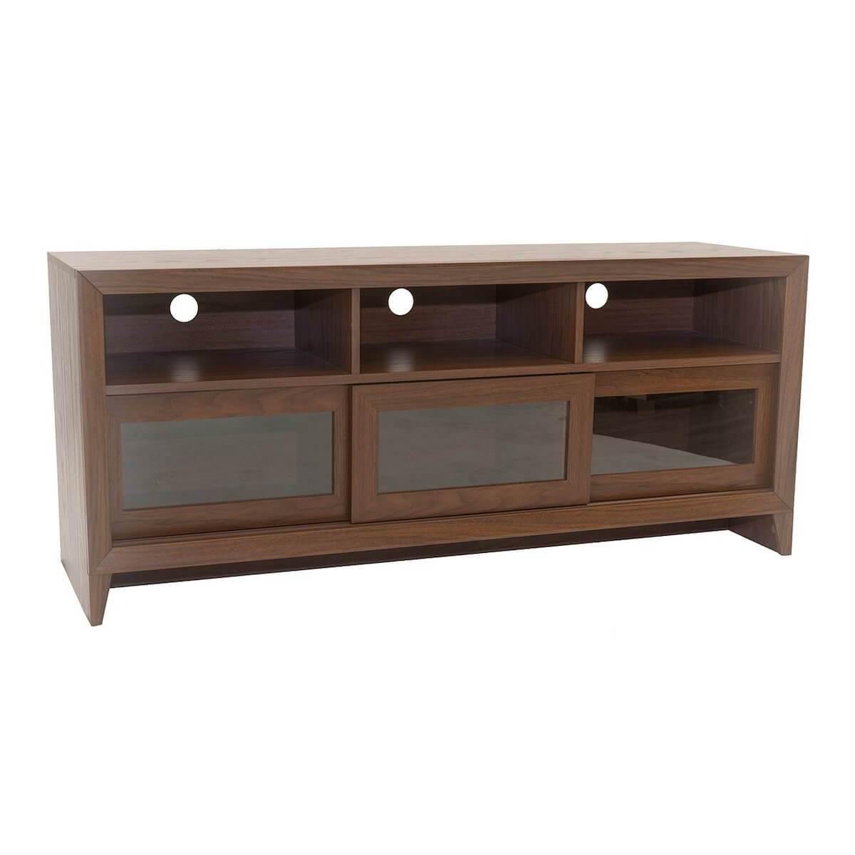 Techni Mobili Hickory Modern TV Stand with Storage for TVs Up To 60" RTA-8811-HRY