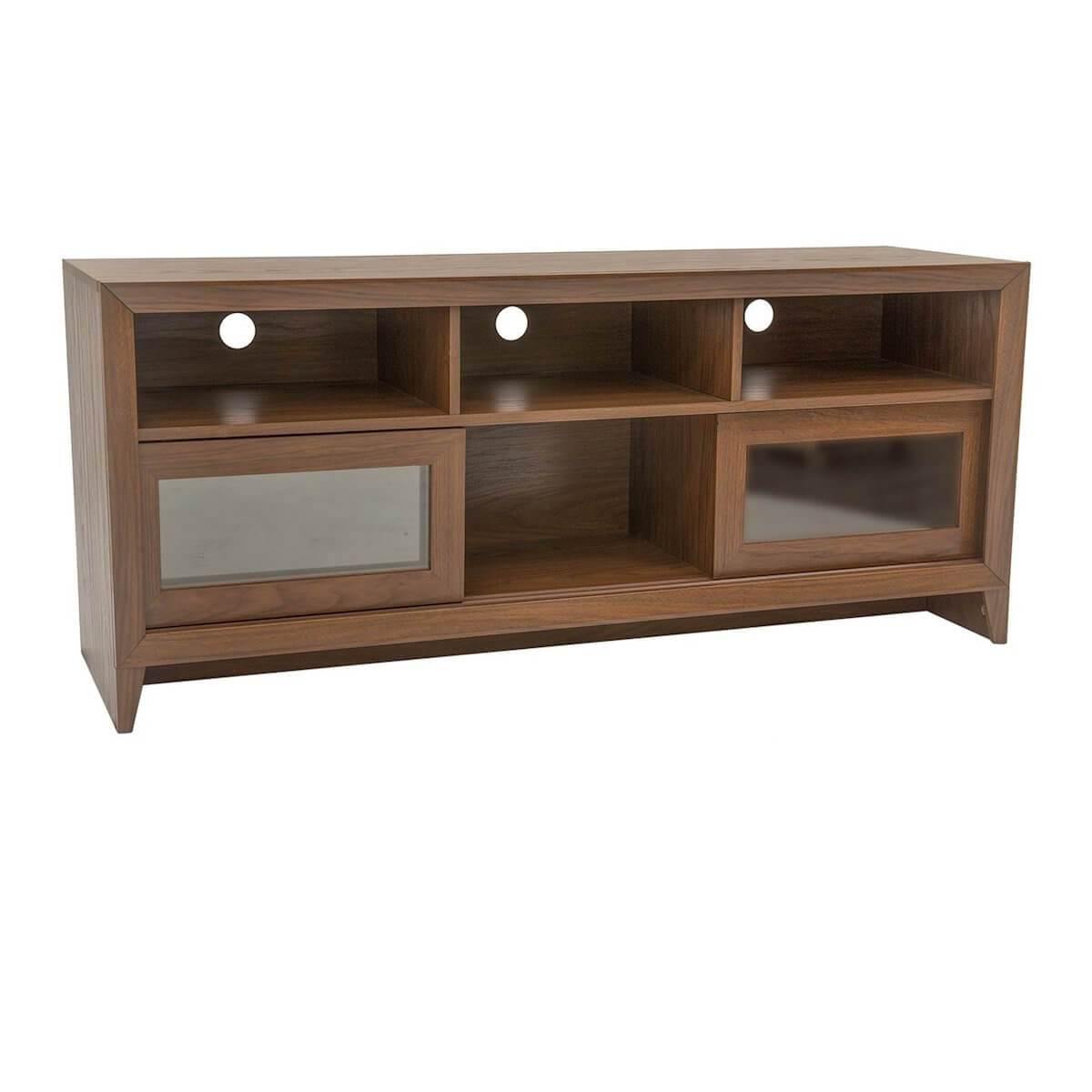 Techni Mobili Hickory Modern TV Stand with Storage for TVs Up To 60" RTA-8811-HRY