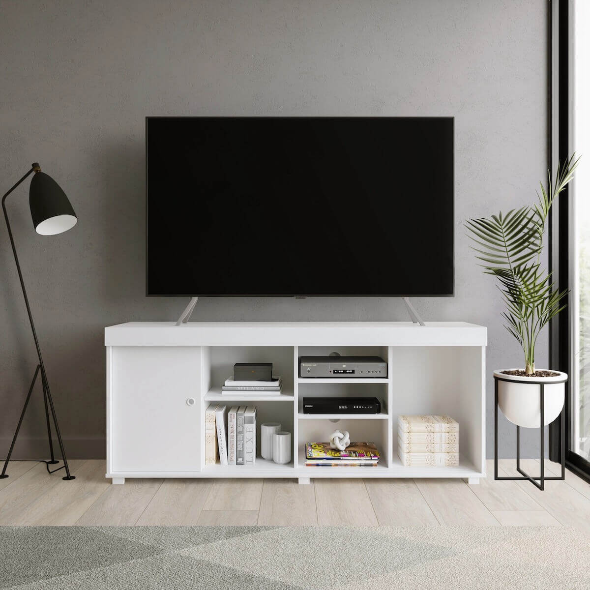 Techni Mobili TV Stand with Storage for TVs Up to 60