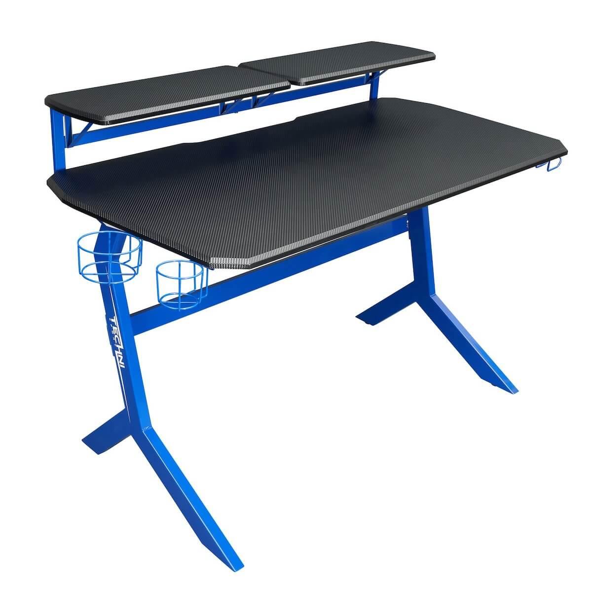 Techni Sport Blue Stryker Gaming Desk RTA-TS201-BL #color_blue