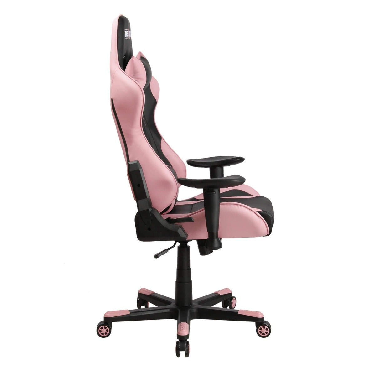 Techni Sport TS-4300 Pink Ergonomic High Back Racer Style PC Gaming Chair RTA-TS43-PNK Side
