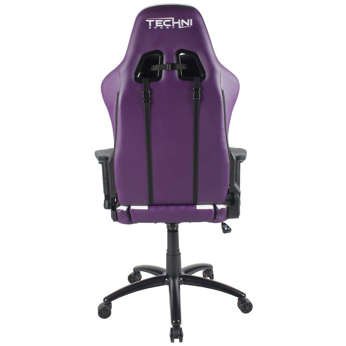 Techni Sport TS-52 Purple Ergonomic High Back Racer Style PC Gaming Chair RTA-TS52-PPL Back