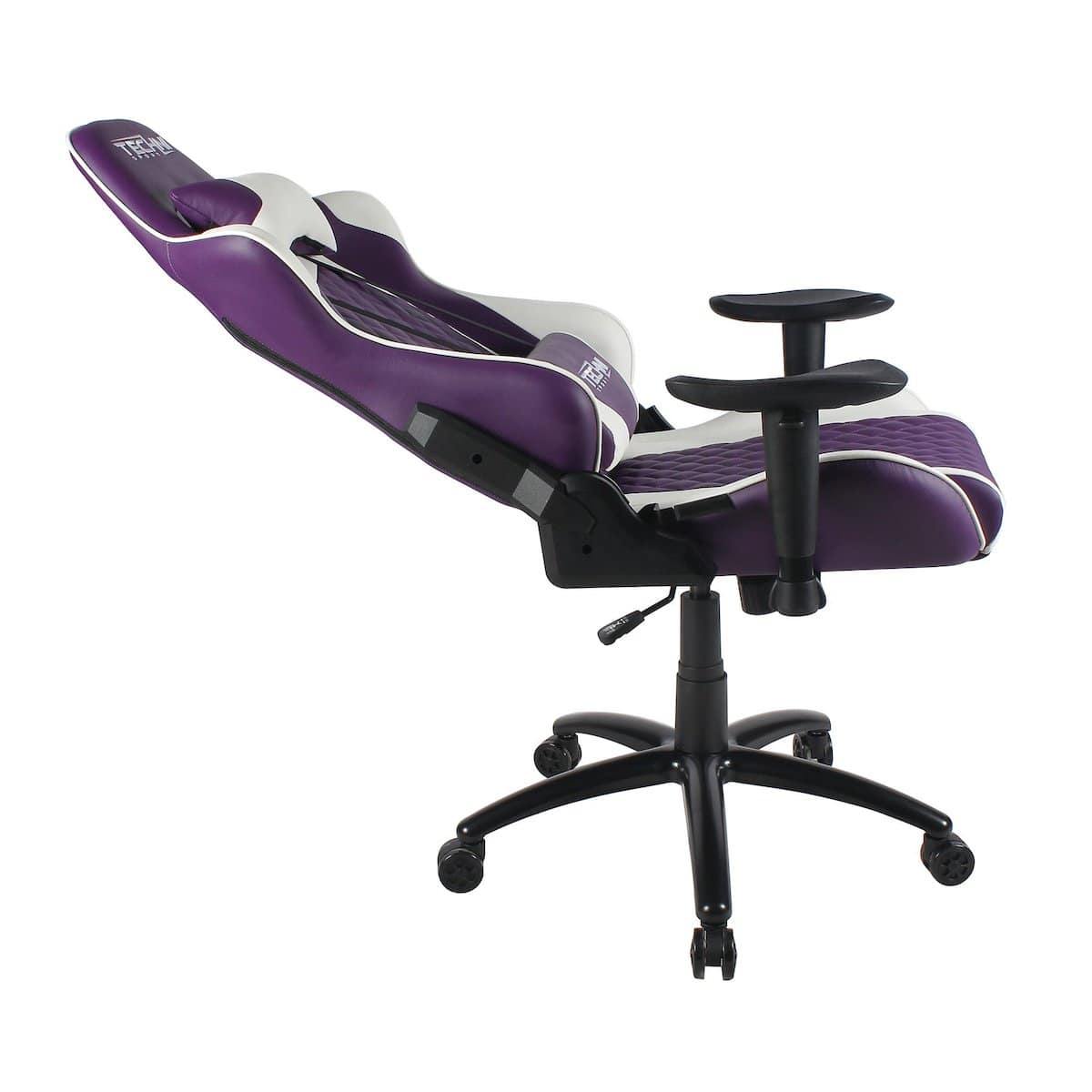 Techni Sport TS-52 Purple Ergonomic High Back Racer Style PC Gaming Chair RTA-TS52-PPL Reclined