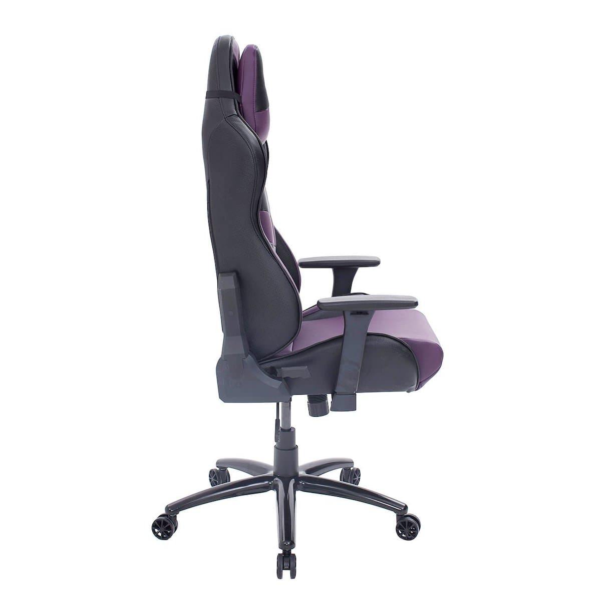 Techni Sport TS-61 Purple Ergonomic High Back Racer Style Video Gaming Chair RTA-TS61-PPL-BK Side #color_purple