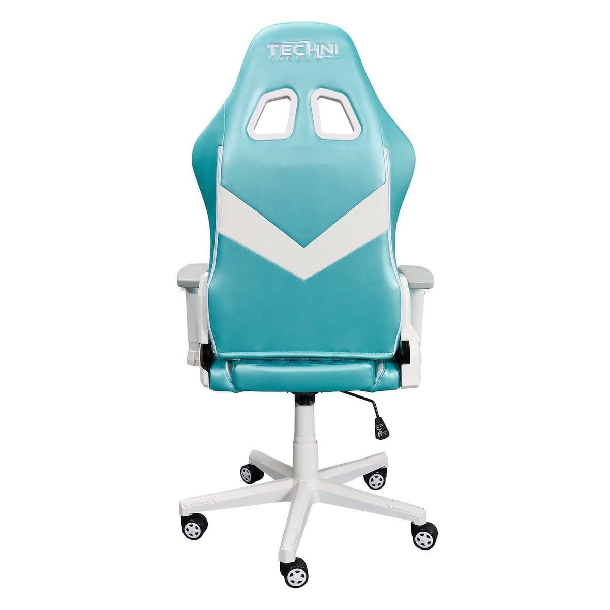 Techni Sport TS-63 Aqua High Back Ergonomic Gaming Chair RTA-TS63C-AQ Back