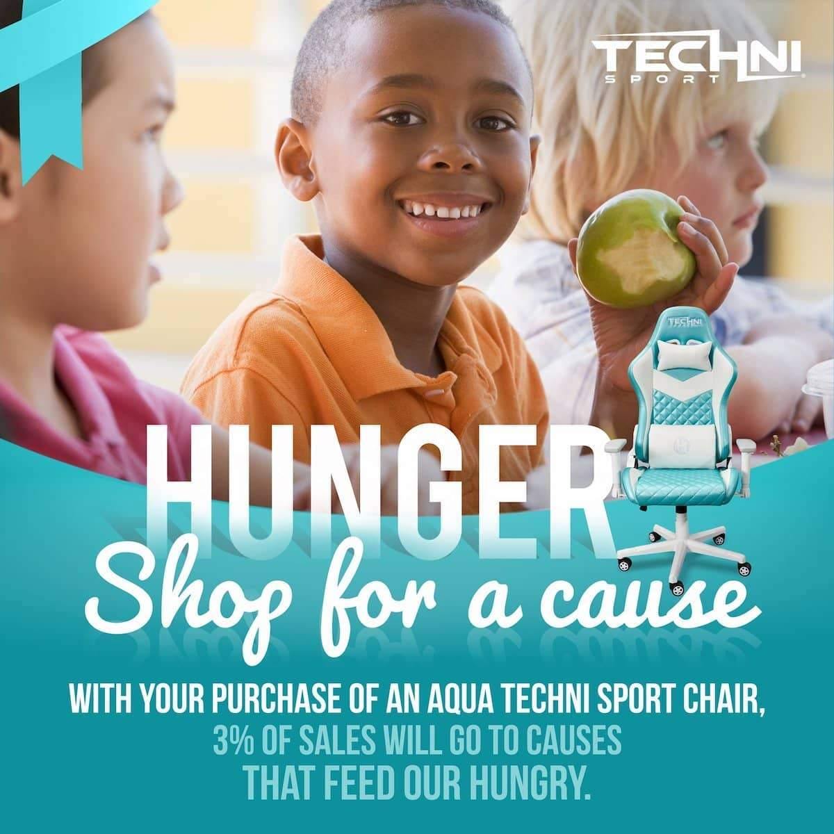 Techni Sport TS-63 High Back Ergonomic Gaming Chair, Aqua RTA-TS63C-AQ