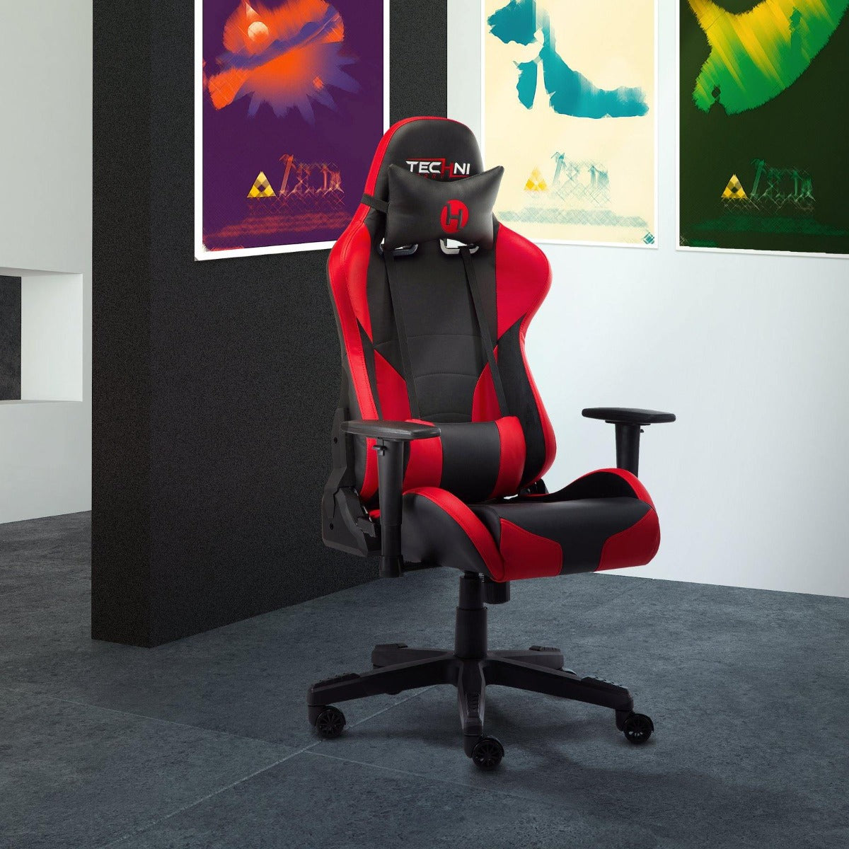 Techni Sport TS 90 Office PC Gaming Chair Red RTA TS90 RED