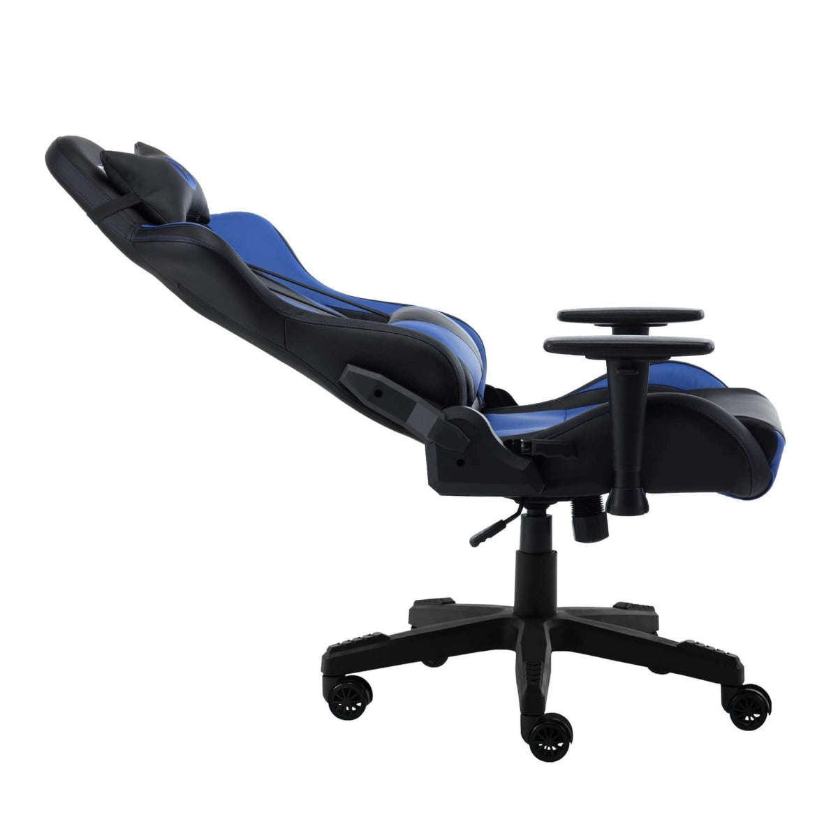 Techni Sport TS-92 Blue Office-PC Gaming Chair RTA-TS92-BL Reclined #color_blue