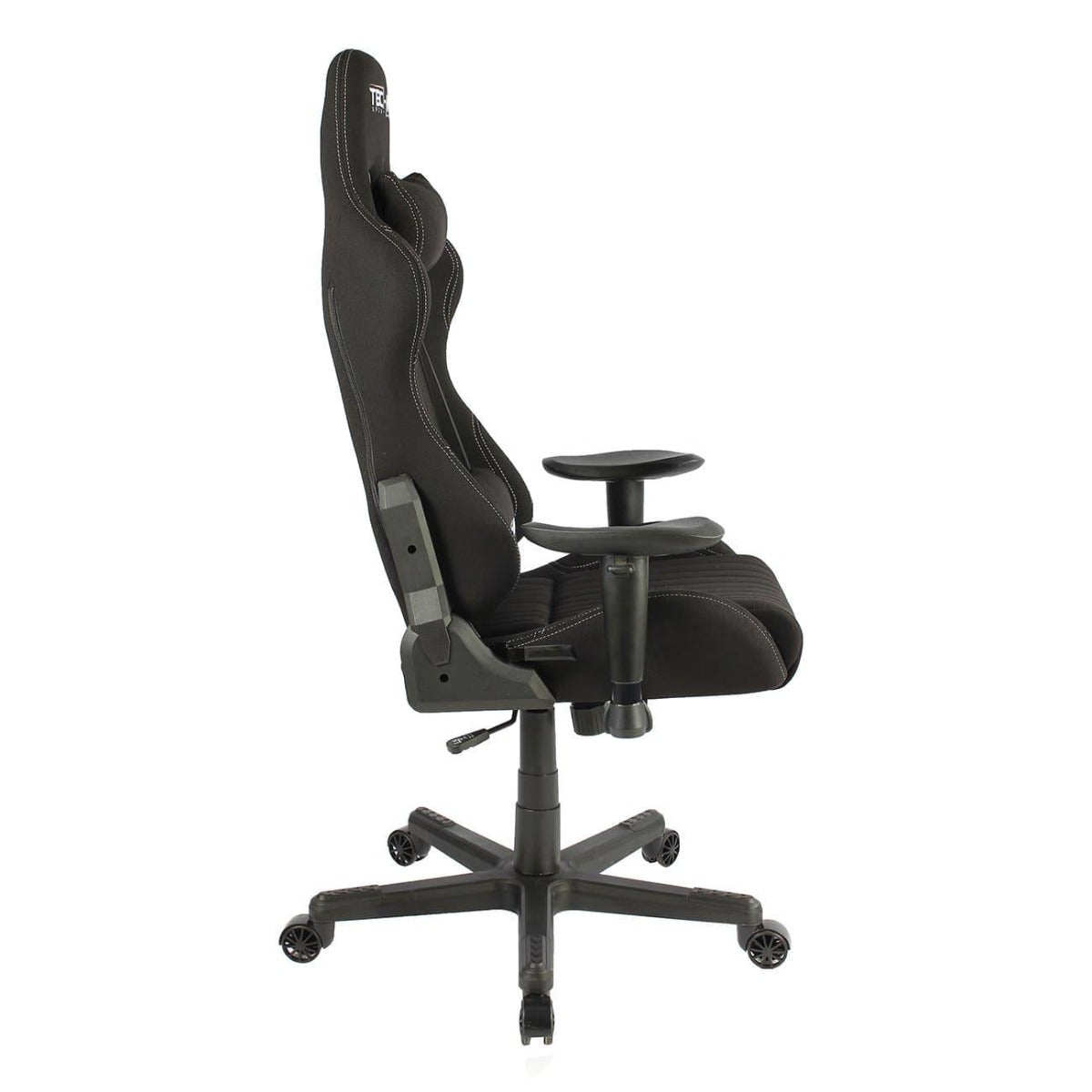 Techni Sport TS-F44 Black Fabric Ergonomic High Back Racer Style PC Gaming Chair RTA-TSF44-BK Side