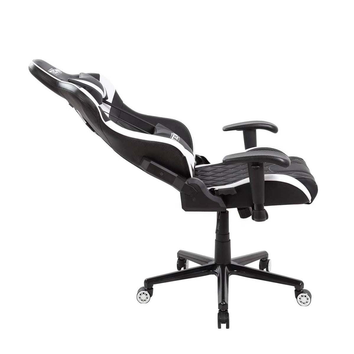 Techni Sport TS-XL1 White Ergonomic High Back Racer Style PC Gaming Chair RTA-TSXL1-WHT Reclined